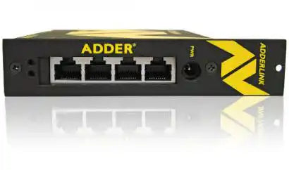 AdderLink ALAV104T-US - 4-Way VGA Audio Transmitter for Digital Signage Extension up to 1000ft Video Transmitters Adder Technology