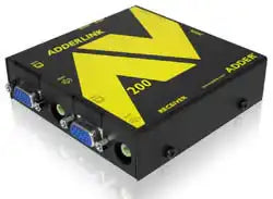 AdderLink ALAV200T-US - VGA Audio RS232 Transmitter for Digital Signage Extension up to 1000ft Video Transmitters Adder Technology