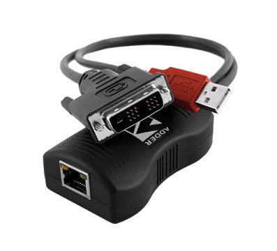 AdderLink DV120T - Compact USB-Powered DVI Video Transmitter Extender for Secure AV Deployments