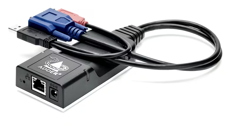 AdderLink Infinity 100T VGA - ZeroU USB-Powered IP KVM Transmitter for VGA Video Extension Video Transmitters Adder Technology