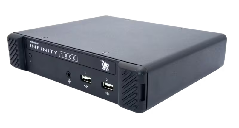 AdderLink Infinity 1102 - Single-Head DisplayPort USB Audio IP KVM Extender for Secure Extension Video Transmitters Adder Technology