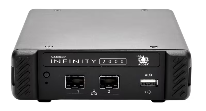 AdderLink Infinity 2122 - Dual-Head DisplayPort IP KVM Extender Pair for Scalable Matrix Integration KVM Switches Adder Technology