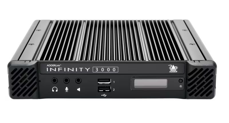 ADDERLink INFINITY 3000R - Dual-Head USB 2.0 IP KVM Extender Receiver for Scalable Matrix Access KVM Switches Adder Technology
