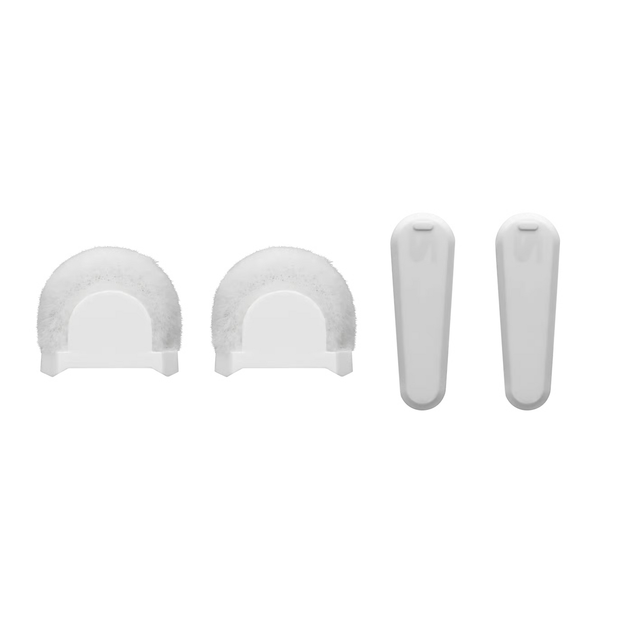 Shure AMV-LAV-WS/W-KIT White Windscreen & Clip Cover Kit for MoveMic Lavalier Microphones – 2-Pack Microphones Shure