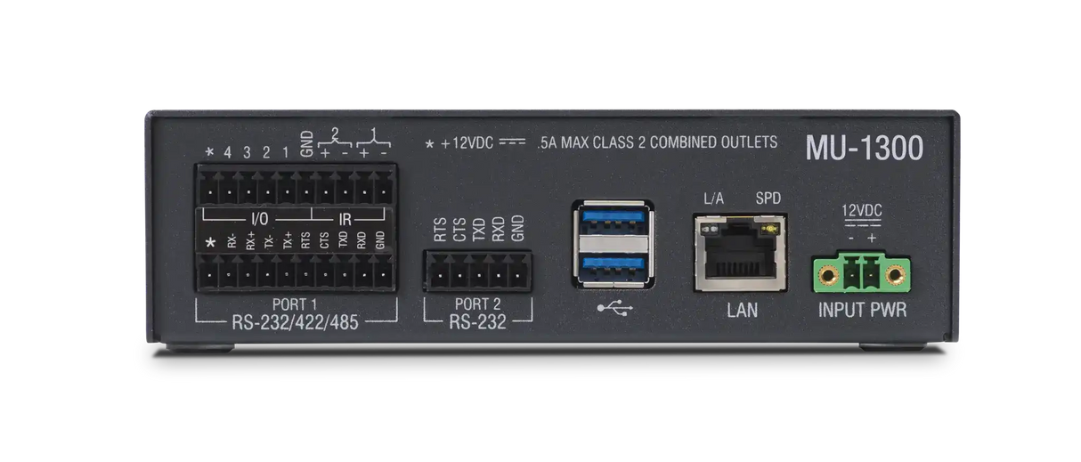 AMX MU-1300 – MUSE AV Controller with 2 Serial, 2 IR, 4 I/O Video Transmitters AMX