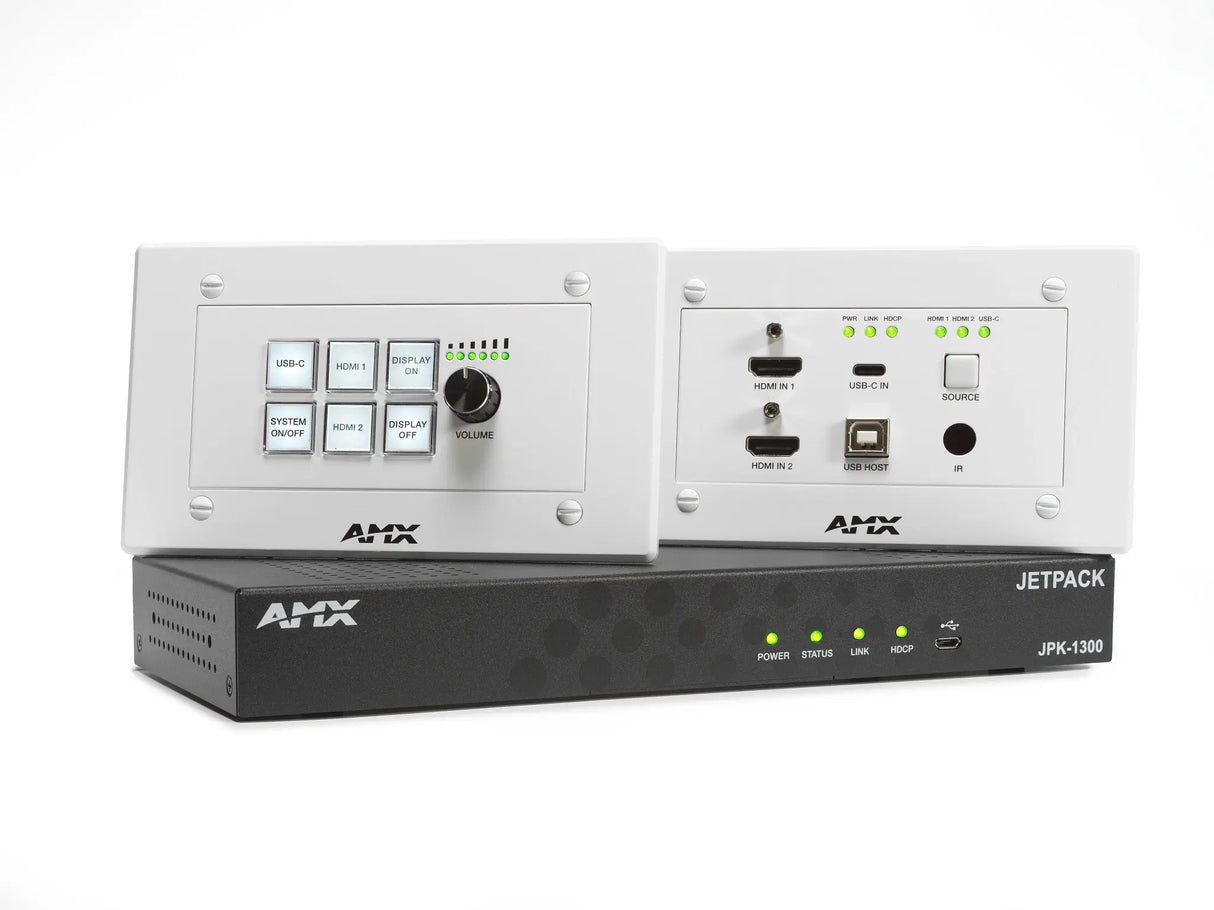 AMX Jetpack JPK-1300 - 3x1 4K Switching, HDBaseT Transport & Control Kit Video Conferencing AMX