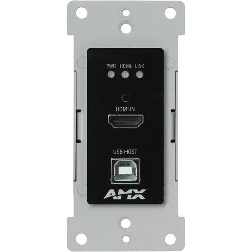 AMX DX-TX-DWP-4K60-BL DXLink 4K60 HDMI Wallplate Transmitter (Black) Video Transmitters AMX