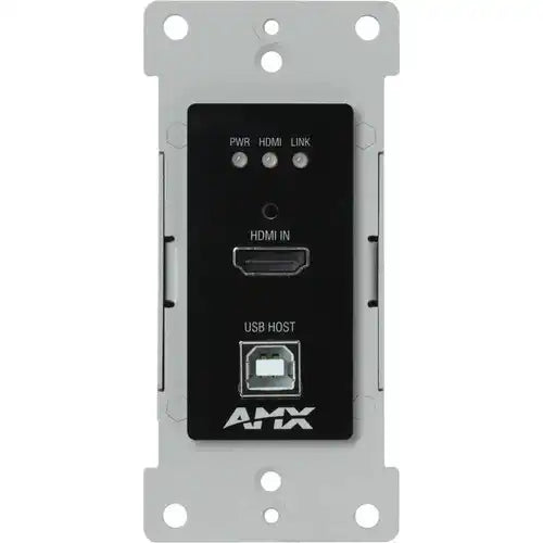 AMX DX-TX-DWP-4K60-BL – DXLink 4K60 HDMI Decora Wallplate Transmitter (Black) Video Transmitters AMX