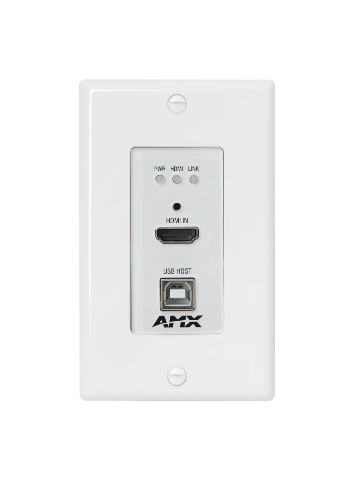 AMX DX-TX-DWP-4K60-WH DXLink 4K60 HDMI Wallplate Transmitter (White) Video Transmitters AMX