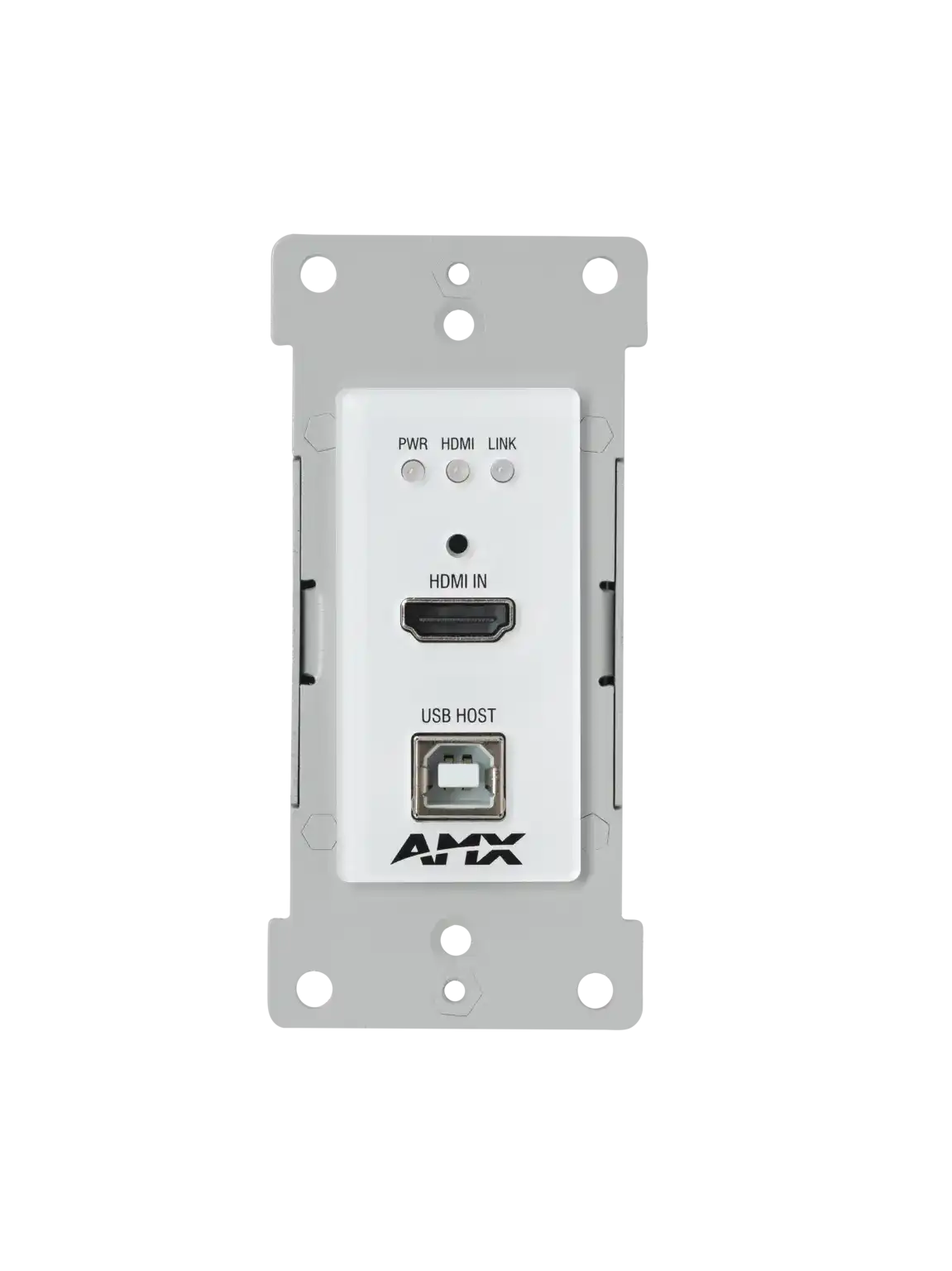 AMX DX-TX-DWP-4K60-WH – DXLink 4K60 HDMI Decora Wallplate Transmitter (White) Video Transmitters AMX