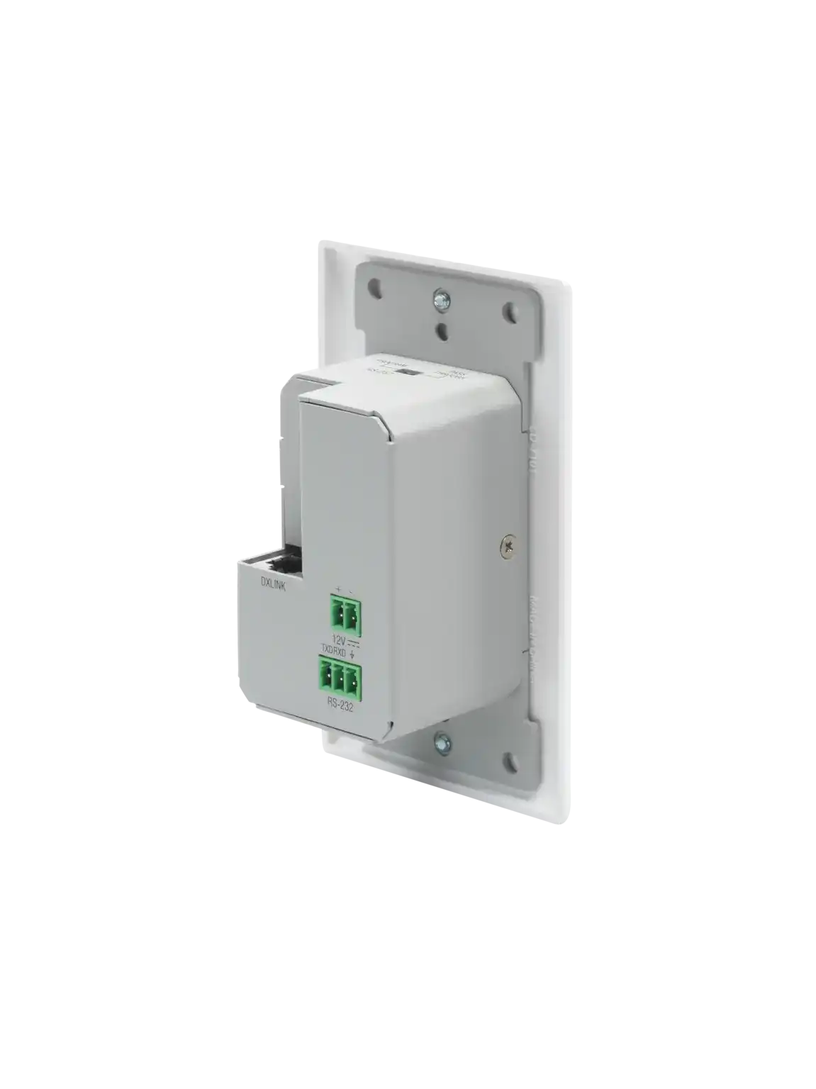 AMX DX-TX-DWP-4K60-WH – DXLink 4K60 HDMI Decora Wallplate Transmitter (White) Video Transmitters AMX