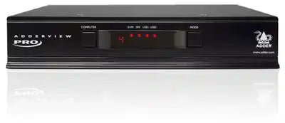 Adder AV4PRO-DP-US: 4-Port DisplayPort USB KVM Switch for Secure High-Res Video Control KVM Switches Adder Technology