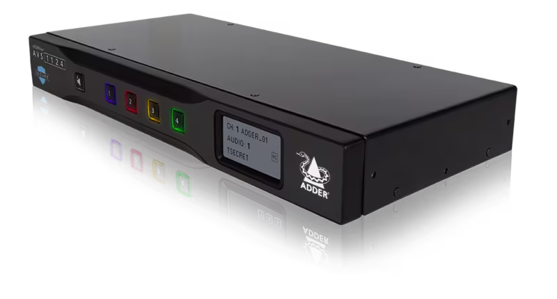 Adder AVS-1124 Secure Multi-Viewer KVM Switch