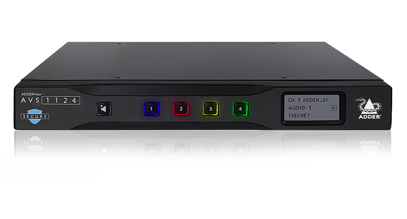 Adder AVS-1124 Secure Multi-Viewer KVM Switch