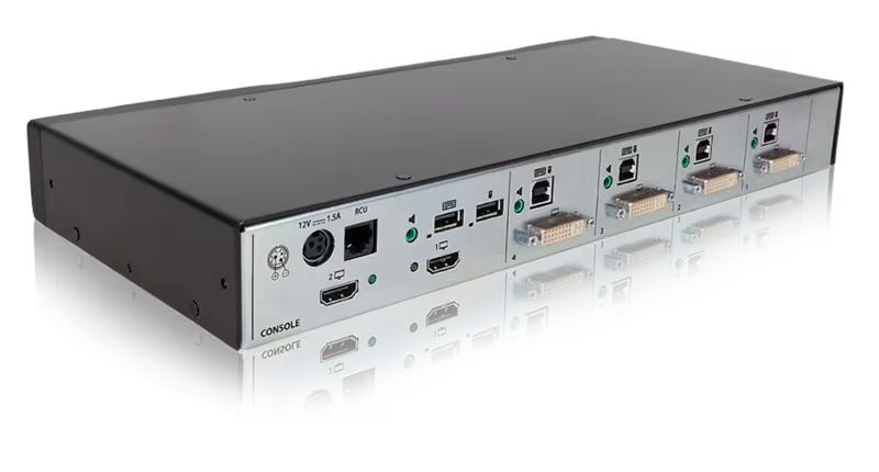 Adder AVS-1124 Secure Multi-Viewer KVM Switch