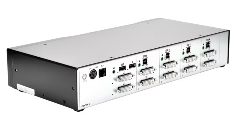 Adder AVS-2214 Secure 2-Port Dual-Head KVM Switch