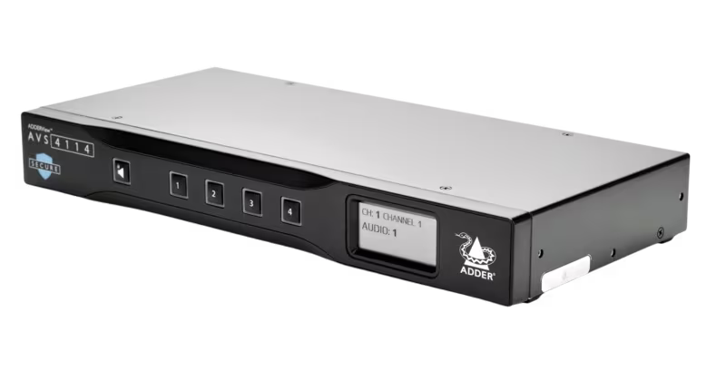 Adder AVS-4114 Secure 4-Port KVM Switch