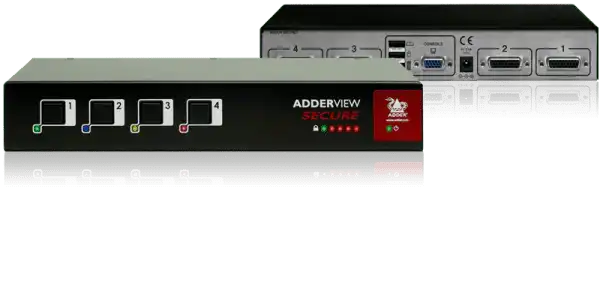 Adder AVSC1104-US Secure 4-Port VGA KVM Switch KVM Switches Adder Technology