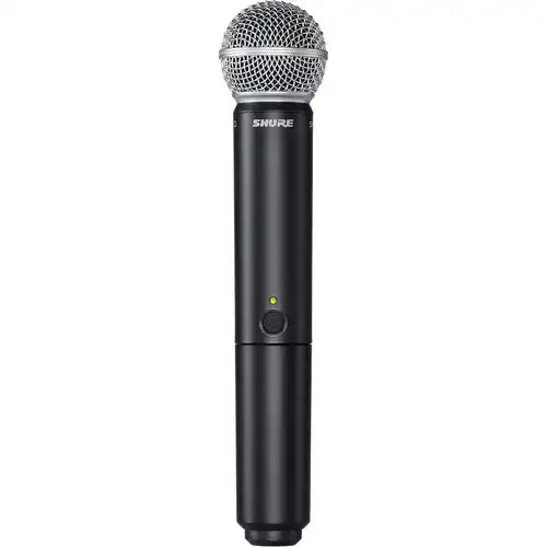 Shure BLX2/SM58-H10 Handheld Wireless Microphone Transmitter with SM58 Capsule (H10 Band) Microphones Shure