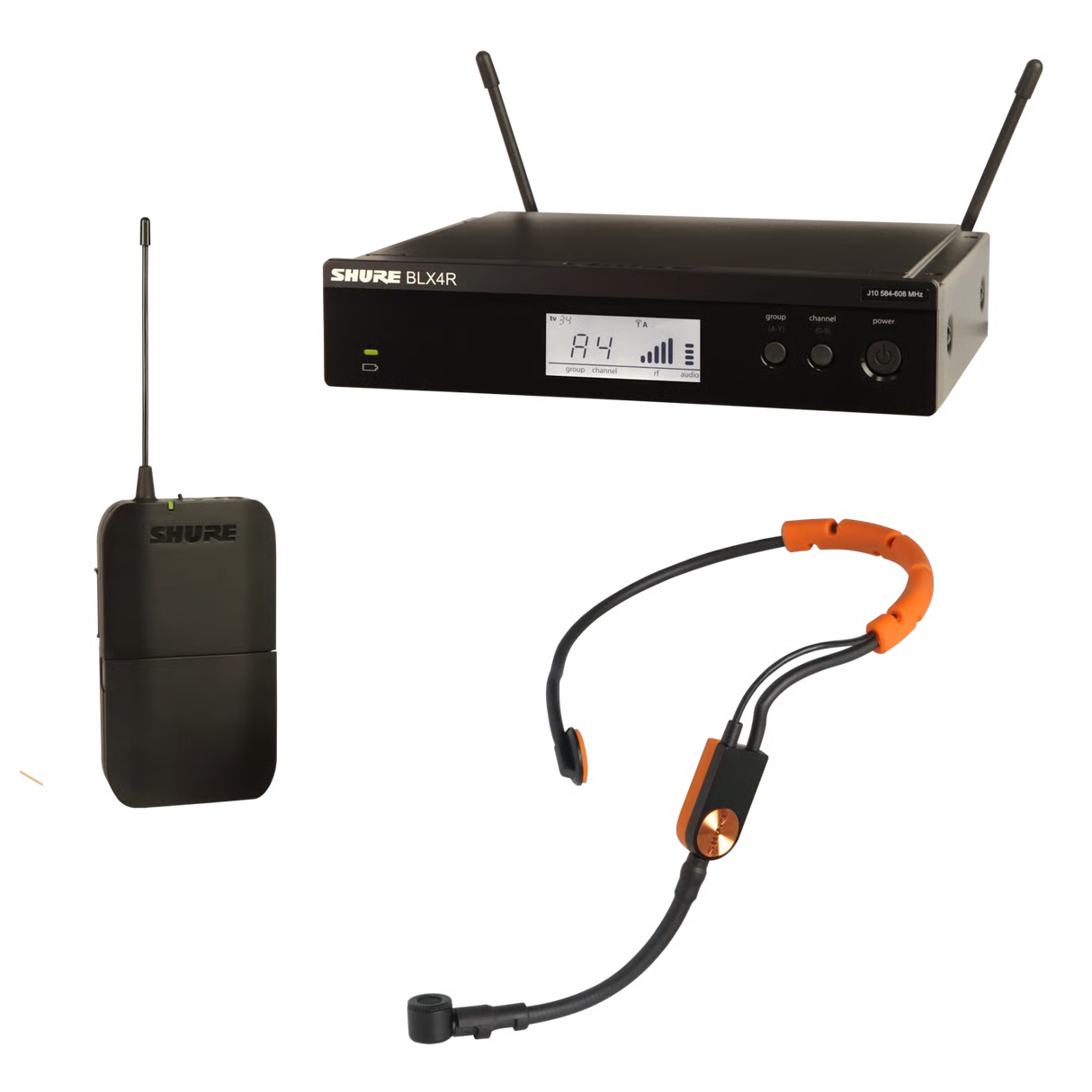 Shure BLX288/PG58 – Dual Wireless Vocal System Microphones Shure