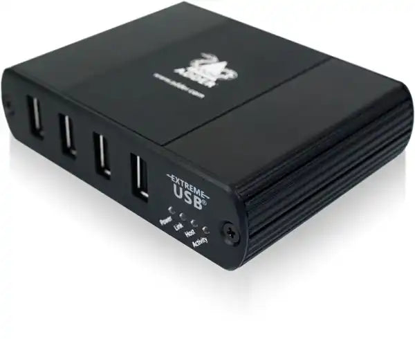 Adder C-USB-LAN-R-US - 4-Port USB 2.0 Receiver Extender over CATx or Gigabit Ethernet KVM Switches Adder Technology