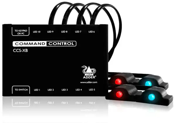 Adder CCS-XB8 – 8-Channel LED ID Expansion Box Video Conferencing Adder Technology