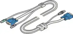 Adder CCUSB-5M 16ft PS/2 to USB KVM Cable Audio & Video Cables Adder Technology