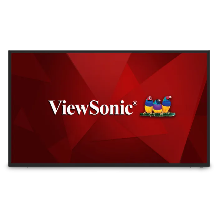 ViewSonic CDE43100-E1 43" 4K UHD Wireless Presentation Display Bundle with Wi-Fi Adapter, Wall Mount, Android SoC, 230 cd/m² Brightness, 16/7 Operation. Interactive Displays ViewSonic