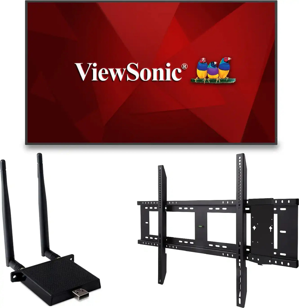ViewSonic CDE7530-E1 75″ 4K UHD Commercial Display Bundle Interactive Displays ViewSonic