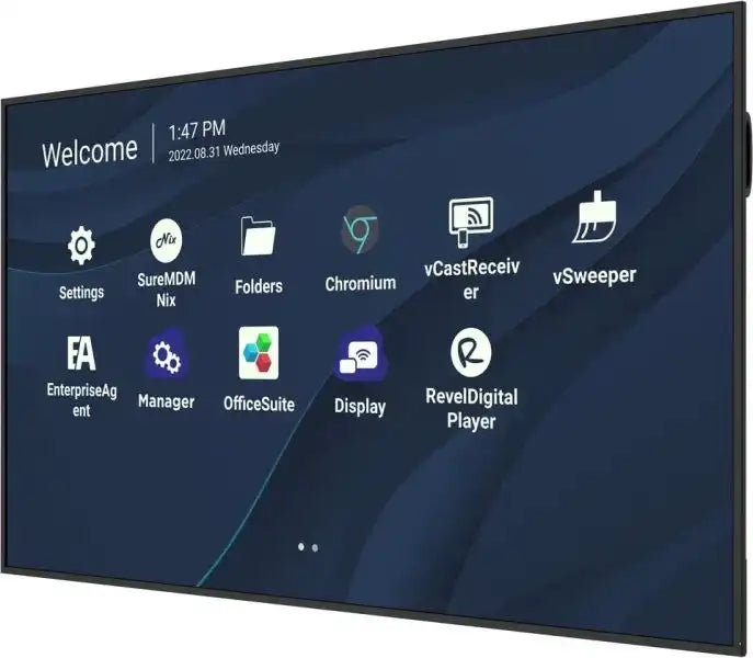ViewSonic CDE8630 86″ 4K UHD Commercial Presentation Display Interactive Displays ViewSonic