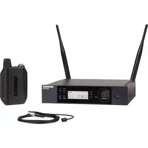 Shure GLXD14R+/93 Digital Wireless Rack System with WL93 Lavalier Microphone Z3 Band Microphones Shure