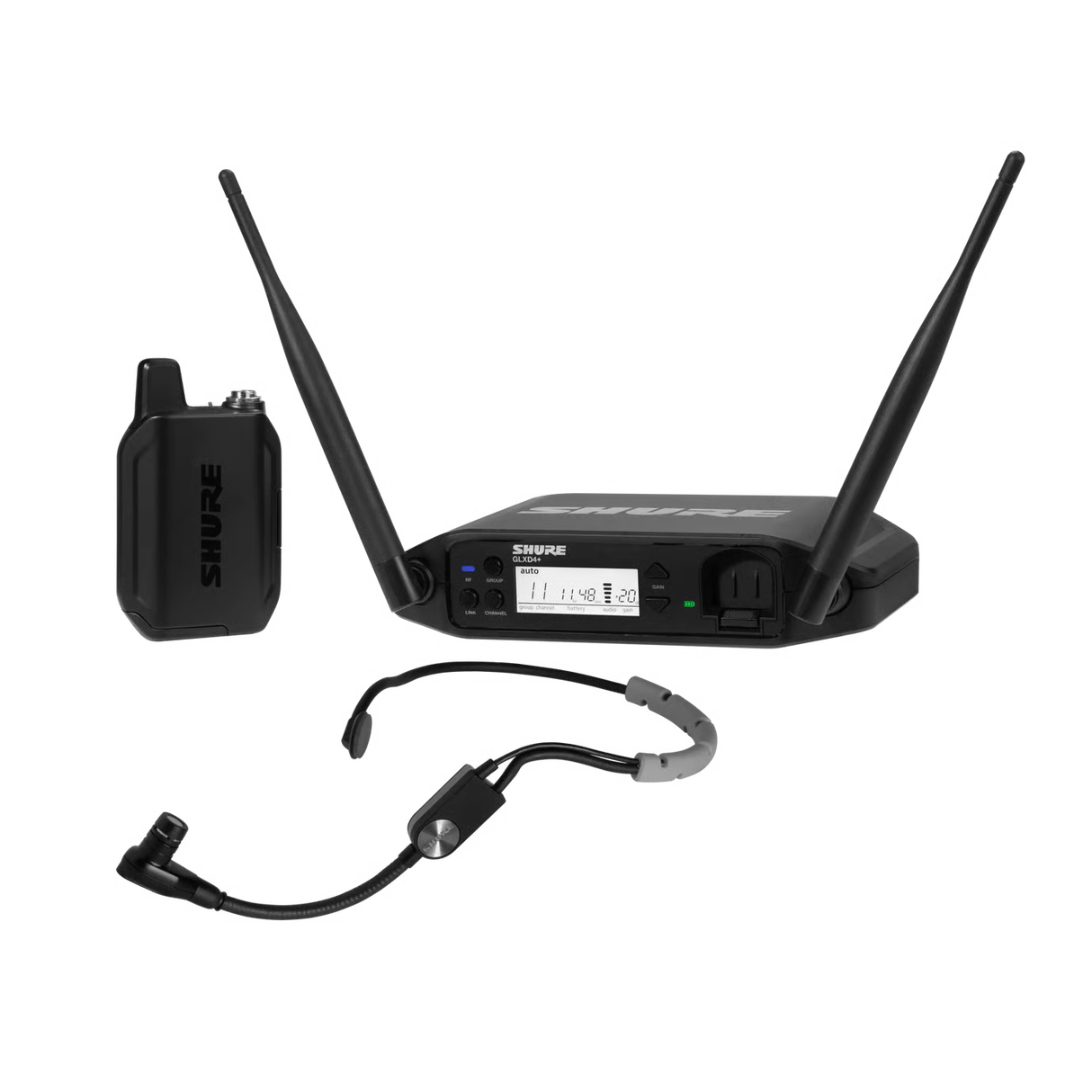 Shure GLXD14+/SM35 Digital Wireless Headset System with SM35 Microphone Z3 Band Microphones Shure
