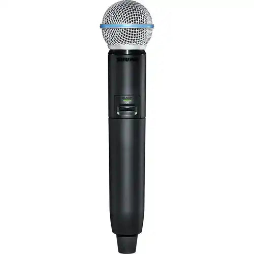 Shure GLXD24R+/SM58 Digital Wireless Rack System with SM58 Vocal Microphone Z3 Band Microphones Shure