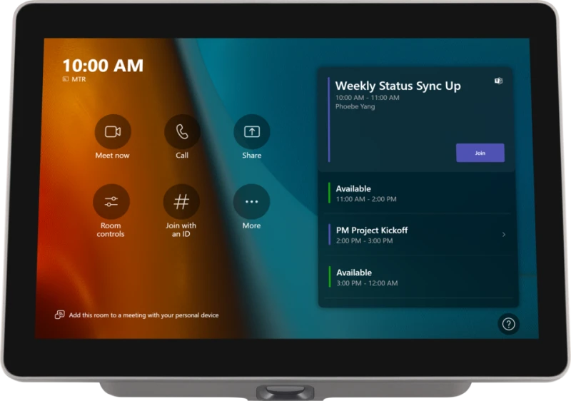 ViewSonic TeamJoin TRS10 Bundle for Microsoft Teams Rooms – Includes MPC310‑W31‑TU Compute Engine & MRC1010‑TN 10.1″ Touch Console Interactive Displays ViewSonic
