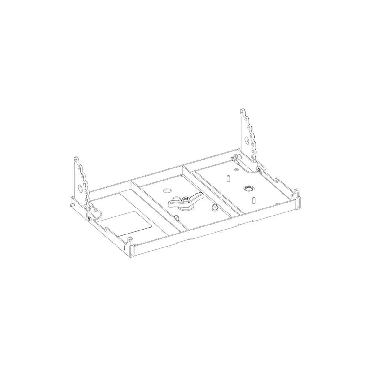 JBL VTX A6 BP Base Plate – Ground Stacking & Pole Mount Adapter Speakers JBL Professional