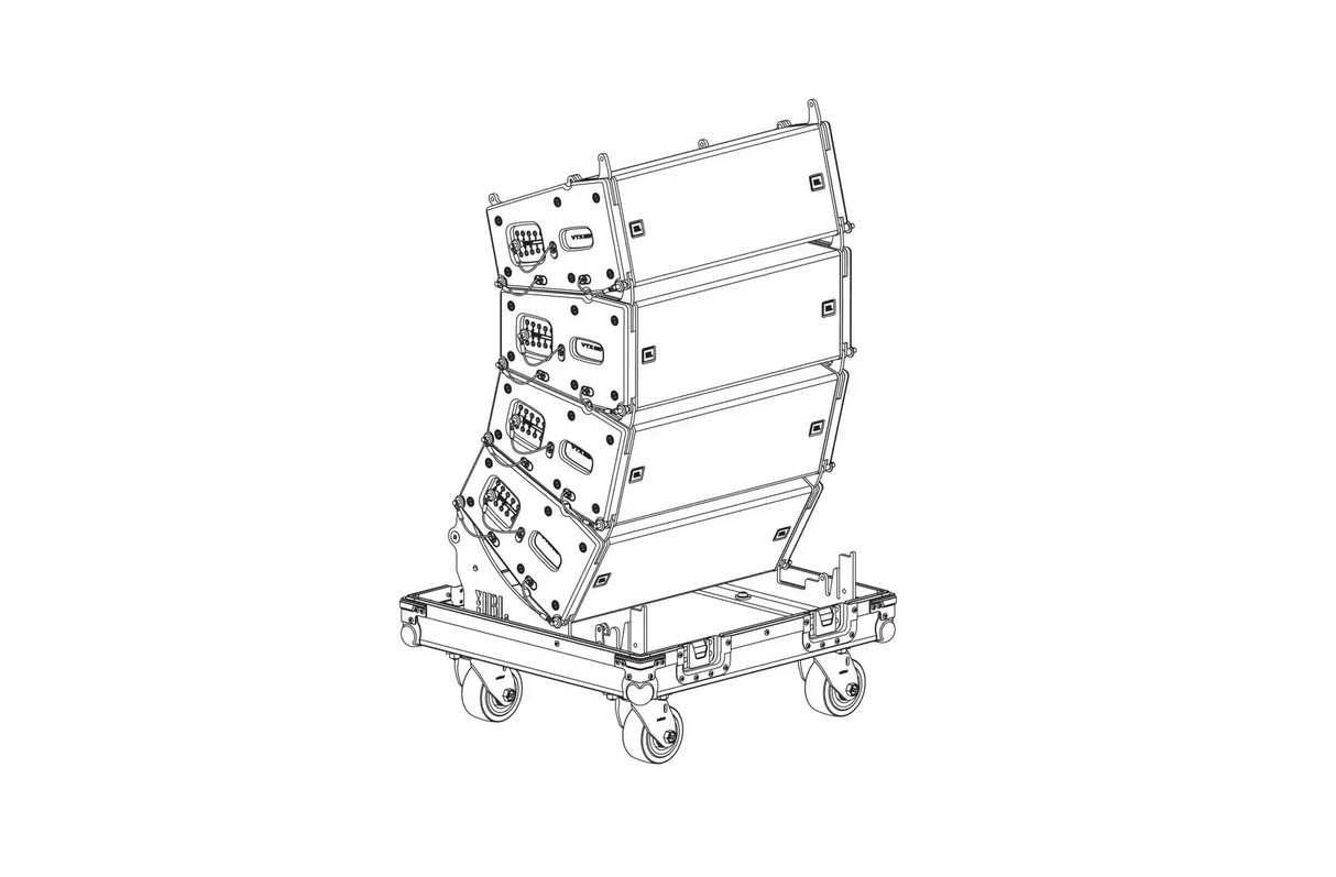 JBL VTX A6 Road Case – Transport & Storage for 4 Speakers Speakers JBL Professional