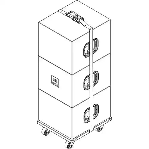 JBL SRX915SF VT Vertical Transporter Cover – Heavy-Duty Protective Cover Speakers JBL Professional