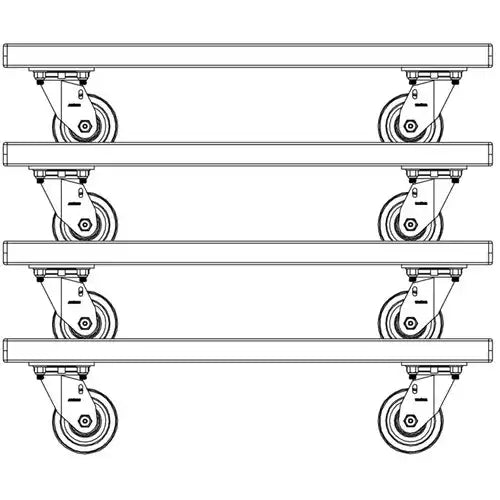 JBL SRX918S / SF VT Vertical Transporter – Subwoofer Transport Cart Speakers JBL Professional