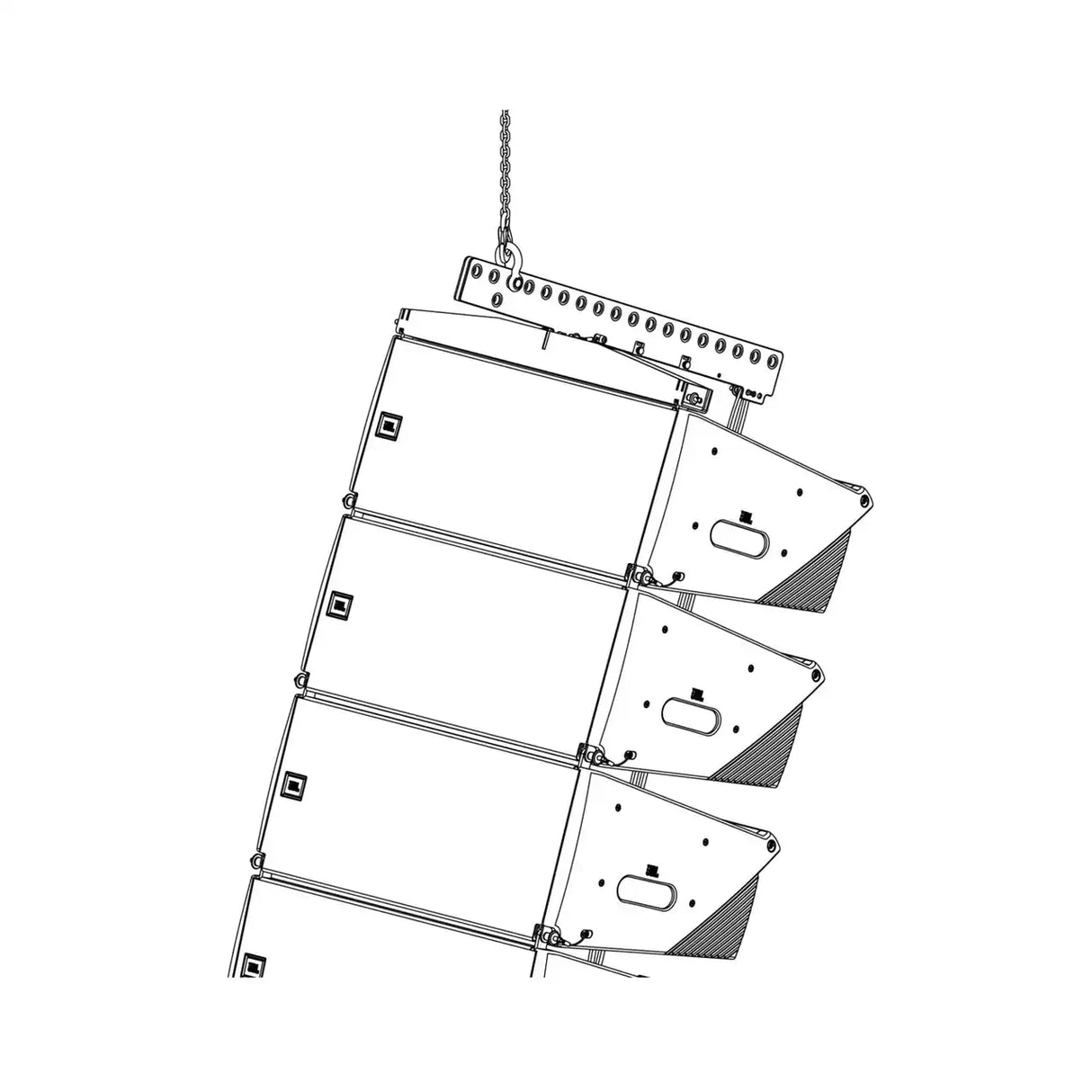 JBL SRX910LA AF Array Frame – Heavy-Duty Suspension for Up to 16 Speakers Speakers JBL Professional