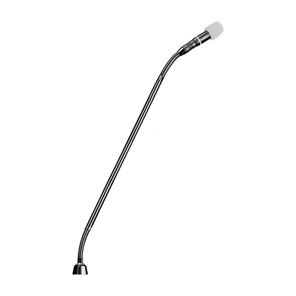 Shure MX415RLPDF/N Microflex 15" Gooseneck Microphone Cardioid Low Profile with Light Ring Dualflex Microphones Shure