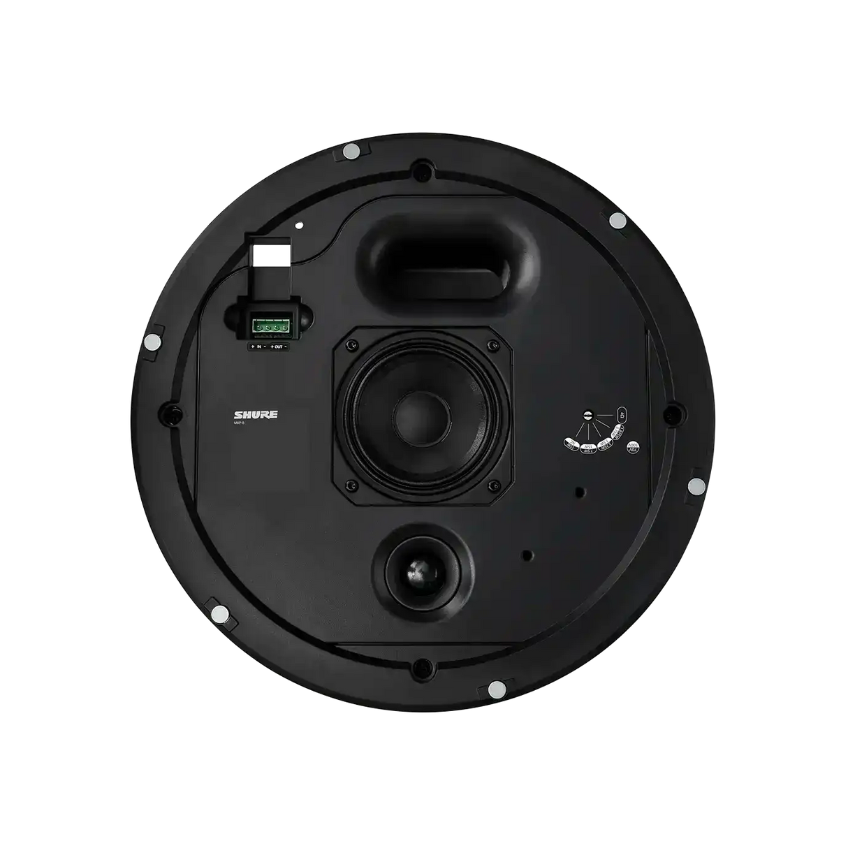 Shure MXP-5B-TB-V Microflex Ceiling Array Microphone and Loudspeaker System (Black, Networked) Video Conferencing Shure