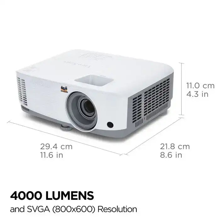ViewSonic PA503S 4,000 Lumens SVGA DLP Projector with HDMI and Vertical Keystone Correction – High-Brightness Home and Business Solution. Projection ViewSonic