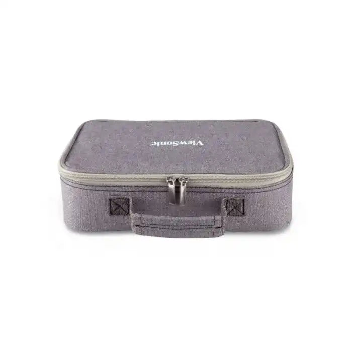 ViewSonic PJ-CASE-010 Padded Carrying Case for M1, M1P, M1+ Projectors – Grey, 160x290x80mm, with Adjustable Divider and Mesh Pocket. Projector Accessories ViewSonic