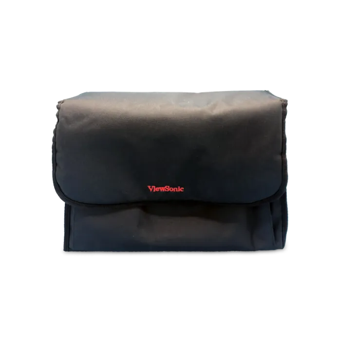 ViewSonic PJ-CASE-011 Soft-Sided Projector Carrying Case for PX727-4K, PX747-4K, PG705HD, PG705WU, PX700HD, PG700WU, PG605X, PG605W – Black, Zippered, 375x275x140mm. ViewSonic