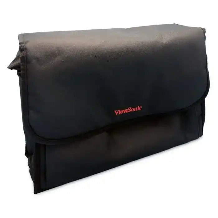 ViewSonic PJ-CASE-011 Soft-Sided Projector Carrying Case for PX727-4K, PX747-4K, PG705HD, PG705WU, PX700HD, PG700WU, PG605X, PG605W – Black, Zippered, 375x275x140mm. Projector Accessories ViewSonic