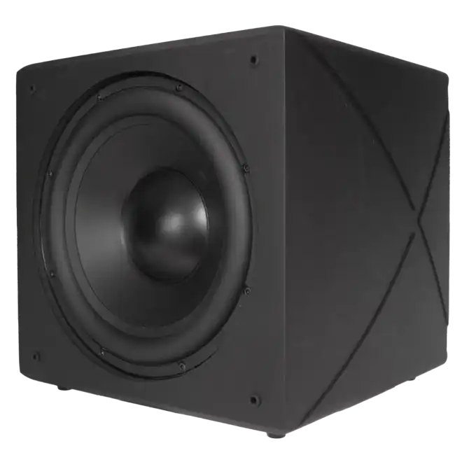 PhaseTech Power Lux PL-12s 12" Sealed DSP Subwoofer – Black Speakers SoundTube