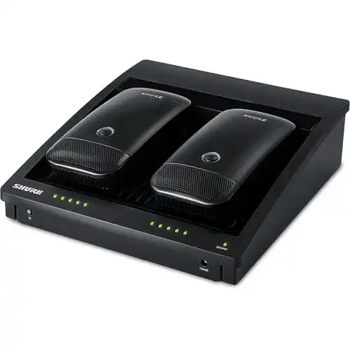 Shure SBC250-US 2-Bay Networked Charging Station Microphones Shure