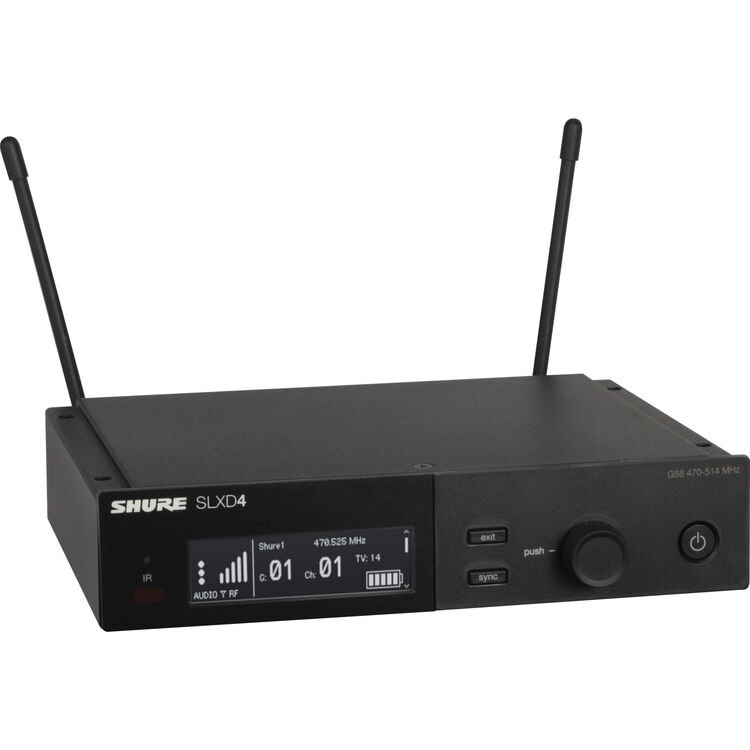 Shure SLXD24/K8B-H55 Digital Wireless Vocal System with KSM8 Handheld Transmitter Microphones Shure