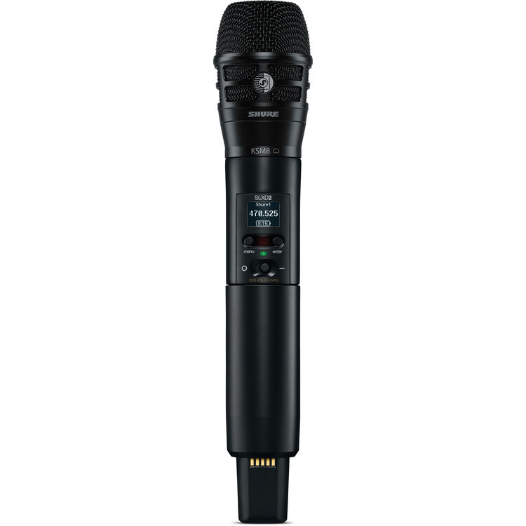 Shure SLXD24/K8B-H55 Digital Wireless Vocal System with KSM8 Handheld Transmitter Microphones Shure
