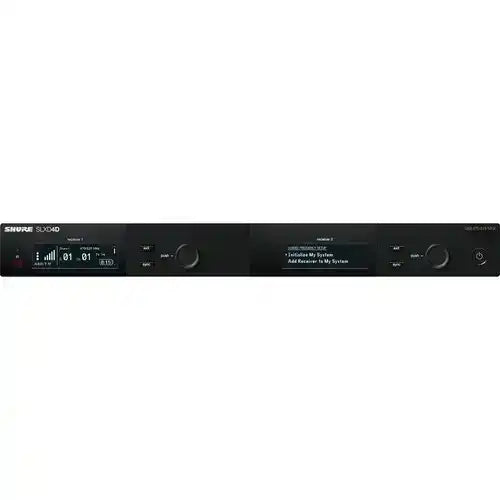Shure SLXD24D/N8CB Dual Wireless Handheld System – Nexadyne 8/C Cardioid, Digital Wireless Microphones Shure